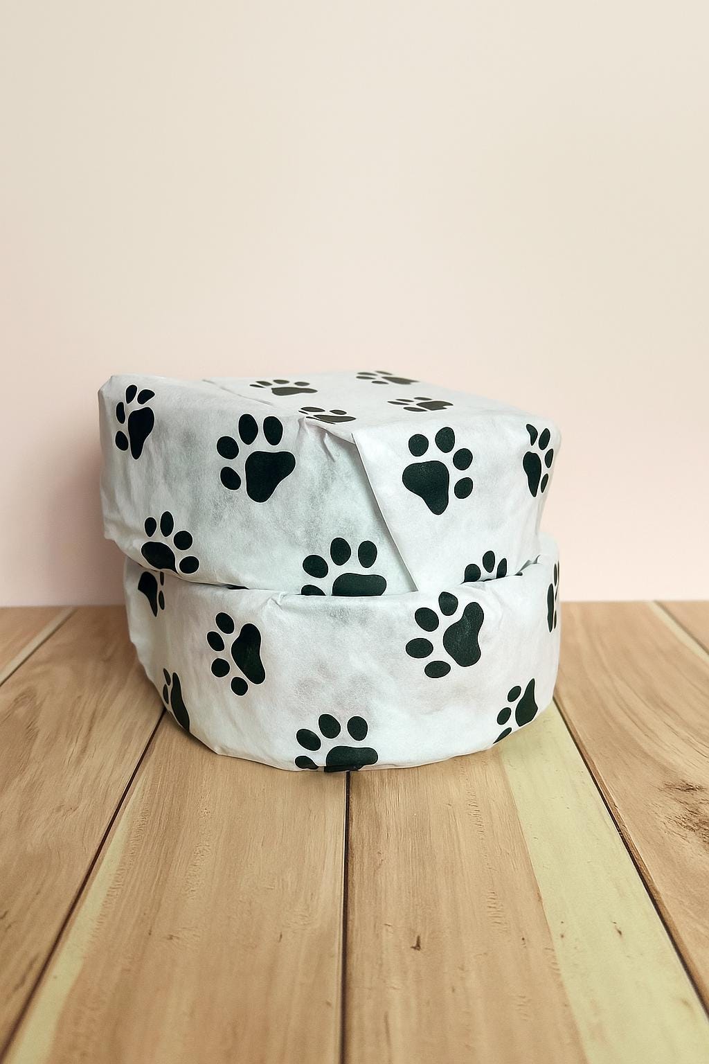 Personalized Hand-Painted Ceramic Pet Bowl Set: Blueberry Design