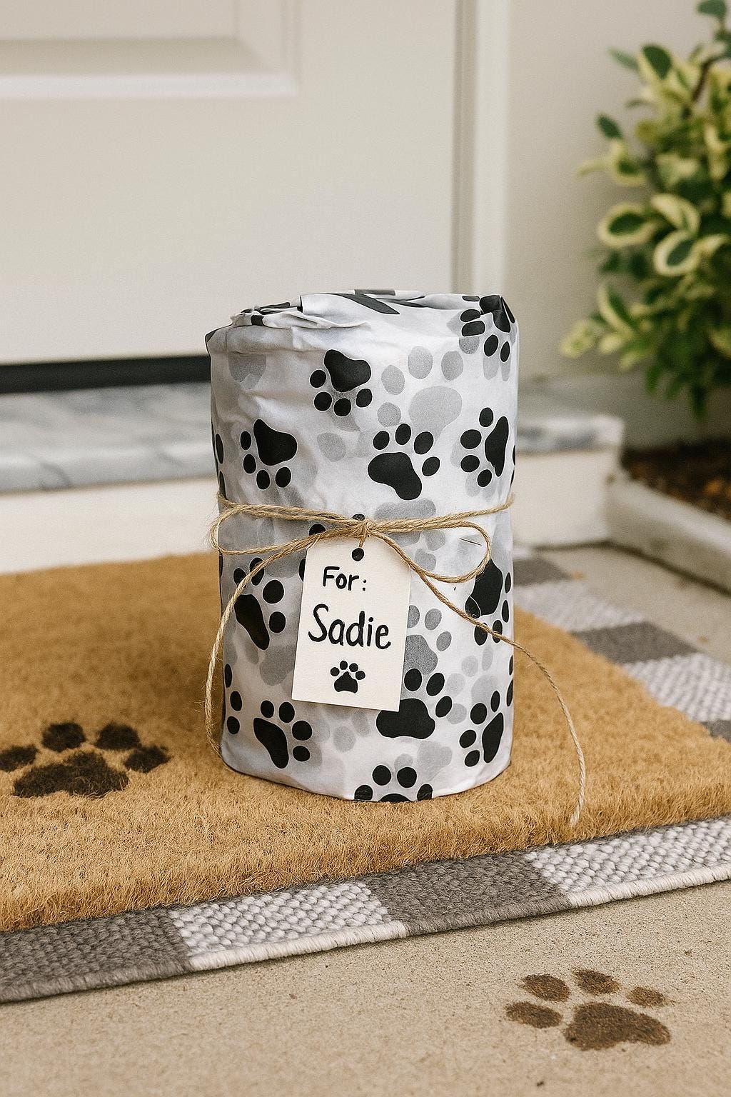 Personalized Hand-Painted Strawberry Pet Treat Jar | Small Ceramic Dog or Cat Food Storage, Custom Name Gift for Pet Lover