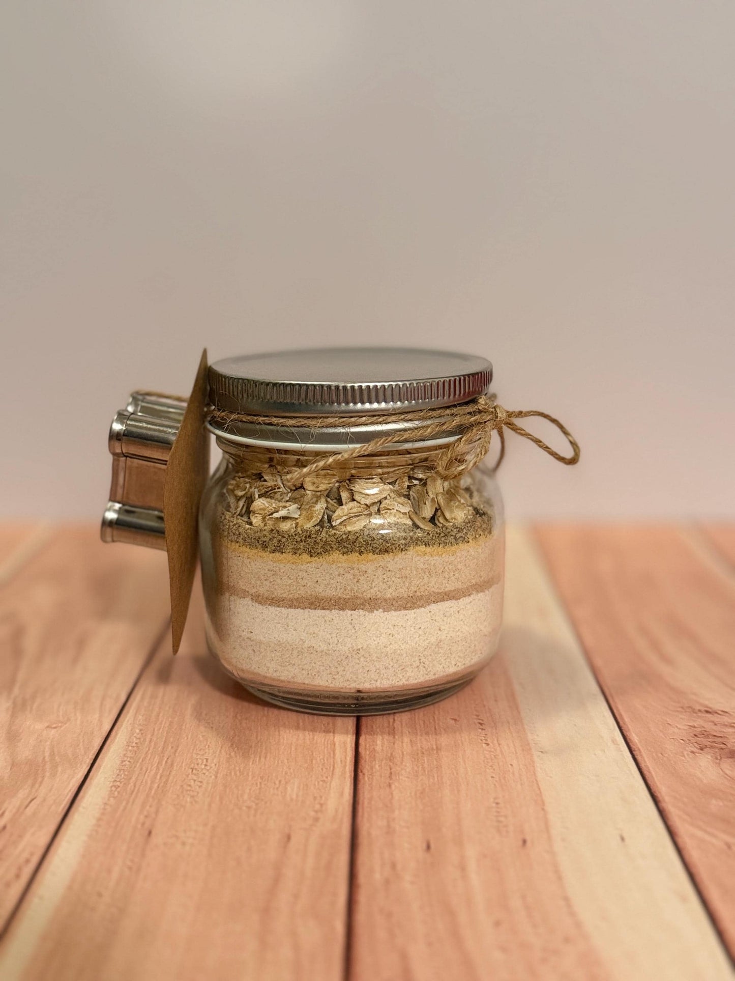 Gingerbread DIY Dog Biscuit Mix | TWO Bake Your Own Dog Cookies | Jar Mix Set of Two with Cookie Cutter | Holiday Dog Treat Gift