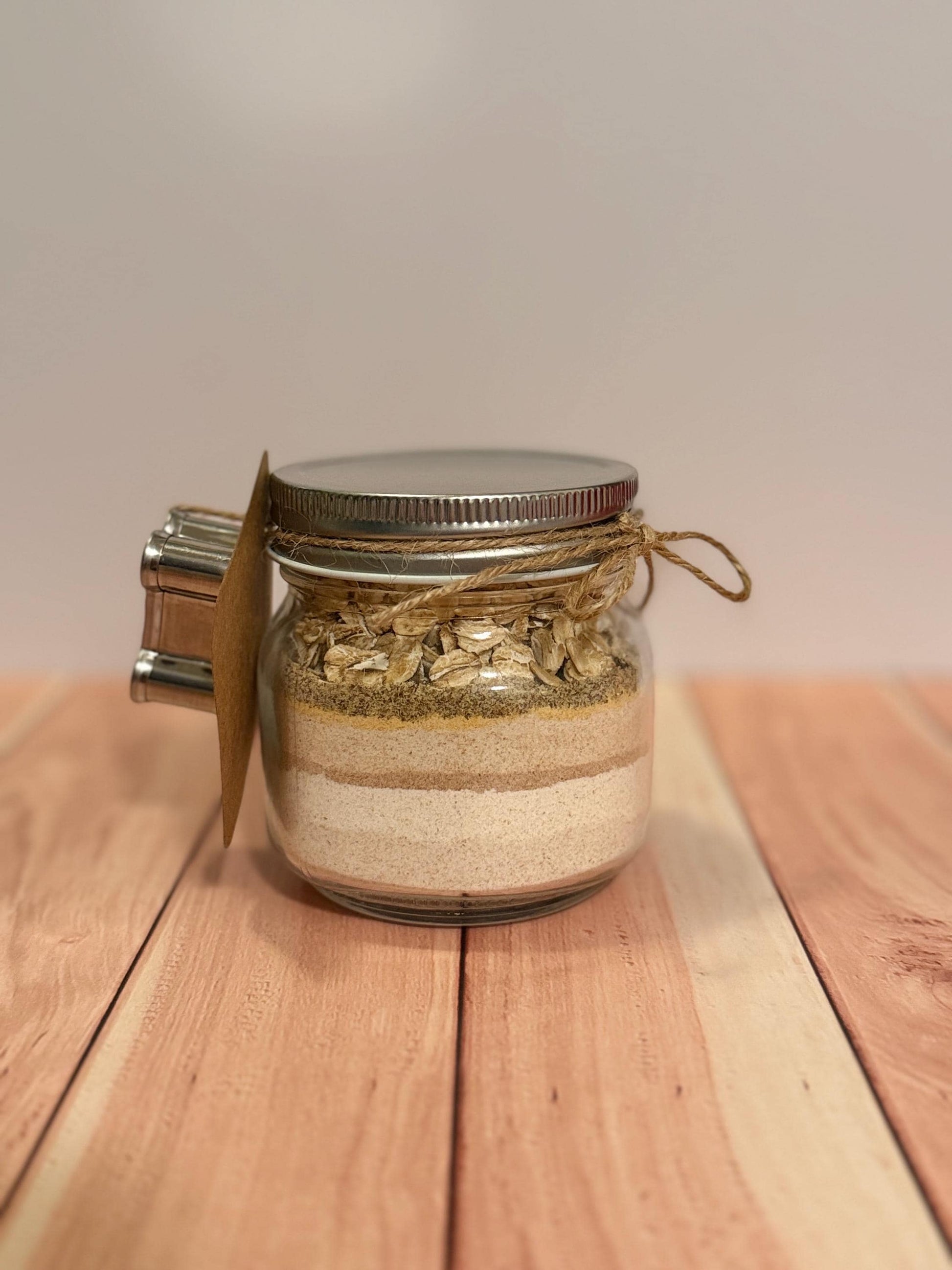 Gingerbread DIY Dog Biscuit Mix | TWO Bake Your Own Dog Cookies | Jar Mix Set of Two with Cookie Cutter | Holiday Dog Treat Gift